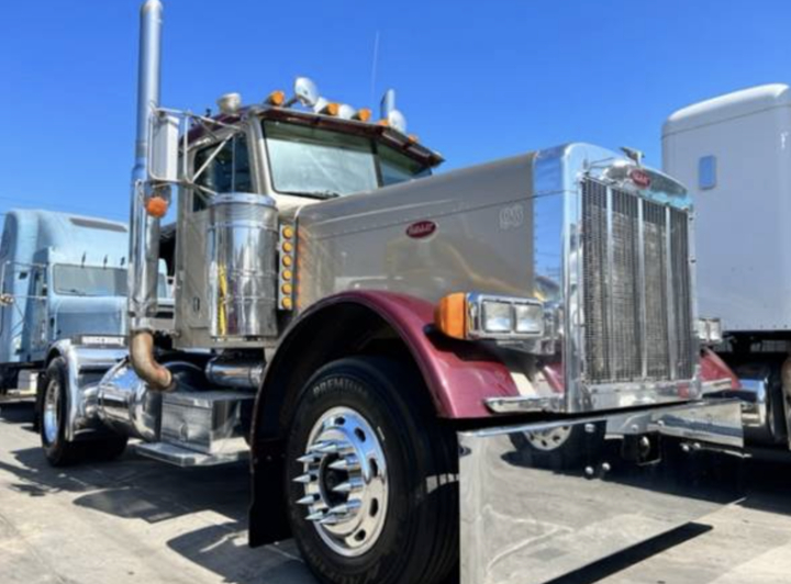 this image shows commercial truck suspension repair in Woodland, CA