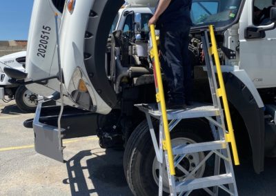 this image shows truck repair in Woodland, CA